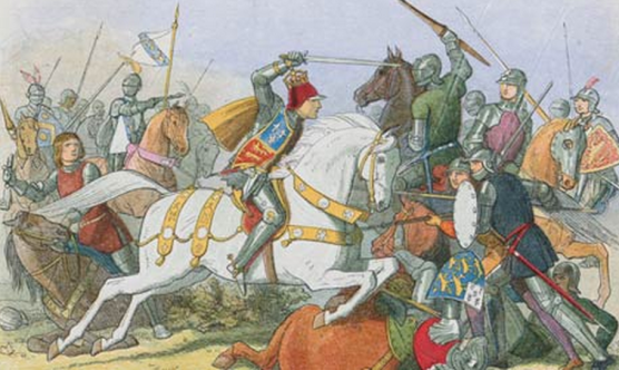 Richard iii shortly before his reign ended, at the Battle of Bosworth